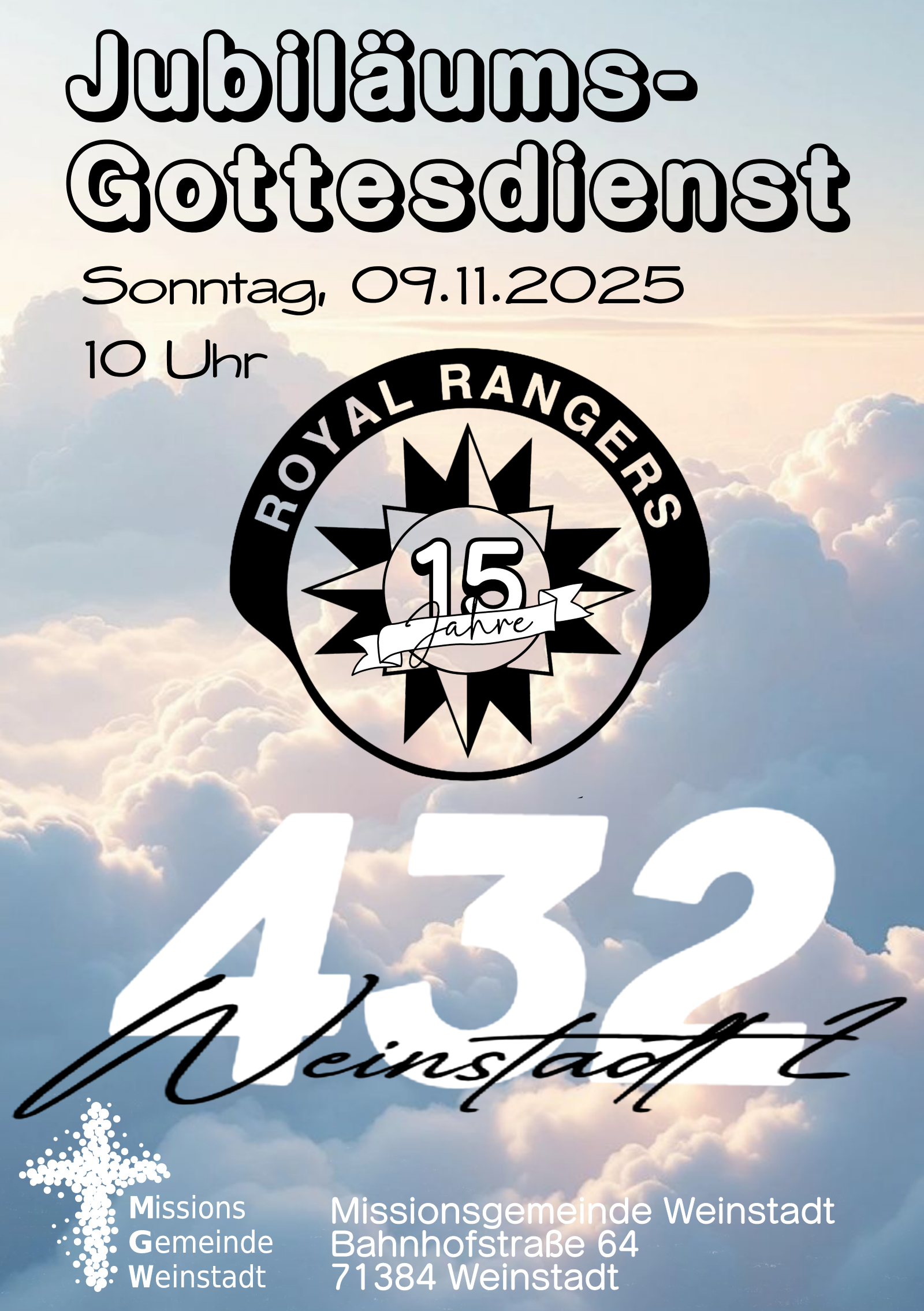 Royal Rangers Jubiläums-Gottesdienst am 9.11.25 um 10:00 Uhr – Herzliche Einladung!