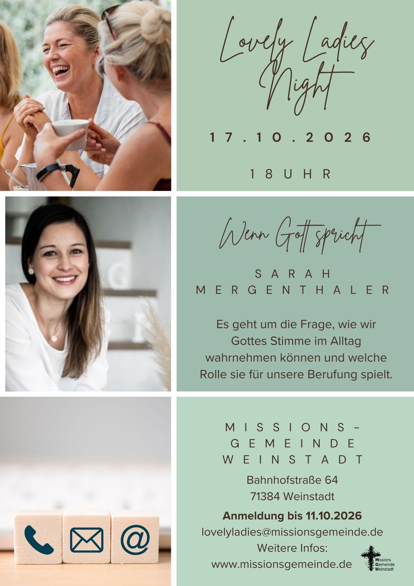 Lovely Ladies Night am Sa. 17.10.26 um 18:00 Uhr – Herzliche Einladung!